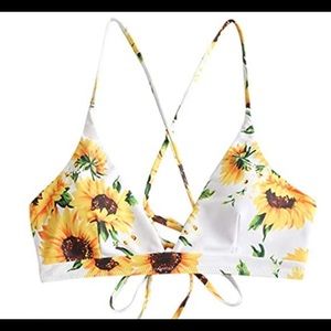 Sunflower swim top